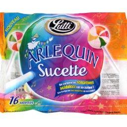 X16 Sucettes Arlequin Lutti - 194 g