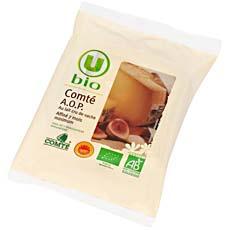 Comte bio AOP au lait cru biologique U BIO, 34,3%MG, 220g