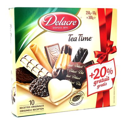 Tea Time Delacre - 16 variétés 1Kg - epicerie-sucree