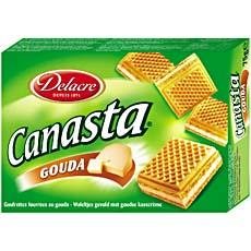 DELACRE - BISCUITS APERITIF CANASTA GOUDA Boite de 75g - Apéritif