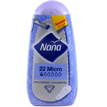 Proteges-slips nana light micro x22 - Tous les produits protèges