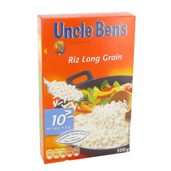 Uncle Ben's Riz micro-ondes curry & légumes 2mn UNCLE BEN'S 220g 