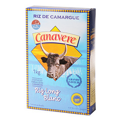 Riz long blanc de Camargue CANAVERE, 1kg