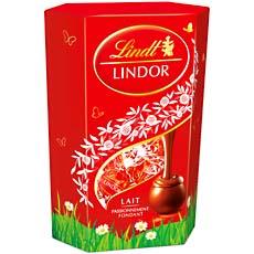 Chocolat noir assortiment LINDOR LINDT : la boite de 337g à Prix Carrefour