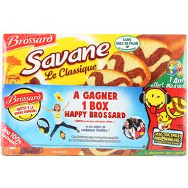 Gâteau marbré Savane format pocket LOT DE 2, Brossard (2 x 7 , 2 x