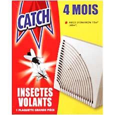 Recharges anti moustiques inodore pour diffuseur electrique catch, 1 nuit,  30 plaquettes - Tous les produits insecticides - Prixing