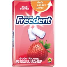 Freedent chewing Gum White Gout Fruit sans sucre 14g