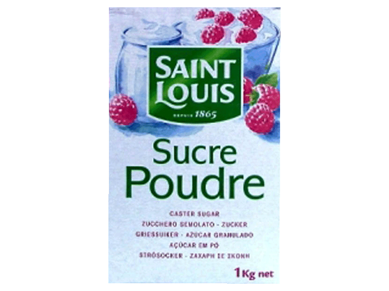 Sucre en poudre - Saint Louis - paquet 1kg
