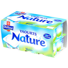 Yaourts nature Delisse 16x125g