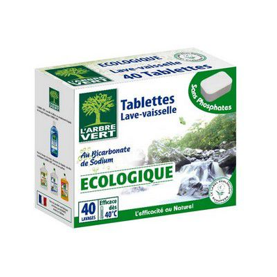 Tablettes lave-vaisselle Powerball tout en 1 bicarbonate de soude