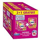 Lessive Capsule 2en1 Fleurs des tropiques - Omo - Livraison Courses en  ligne, Produits Frais