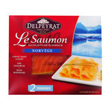 le saumon fume superieur de norvege 2 tranches delpeyrat 70g