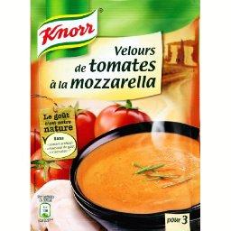 Soupe Douceur à l'Italienne tomates, mozzarella