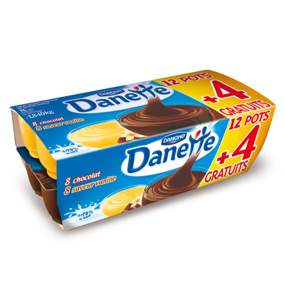 Crème Dessert Danette Danone, Chocolat Prix Choc - 125g