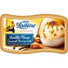 Crème glacée vanille, pécan, caramel beurre salé la laitière - Tous les  produits glaces - Prixing