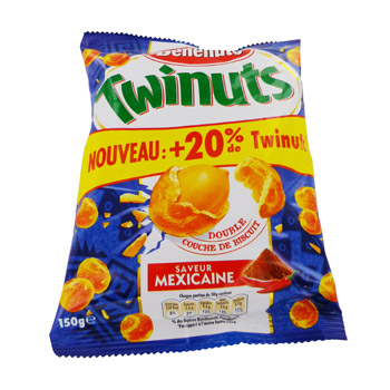 Bénénuts Twinuts goût salé - 130 g