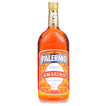 Apéritif sans alcool original amarino PALERMO : la bouteille de