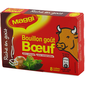 Bouillon Kub de boeuf, Maggi (x 8, 80 g)