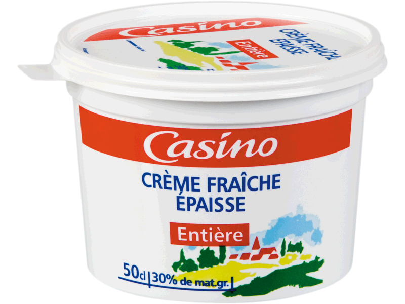 Crème fraîche entière épaisse 30% MG