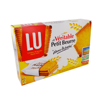 Biscuits Véritable Petit Beurre Pocket LU : La boîte de 12 sachets