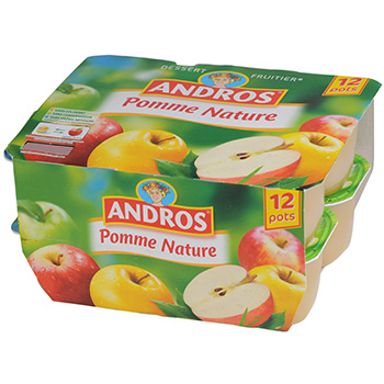 ANDROS - Compote Pomme Nature