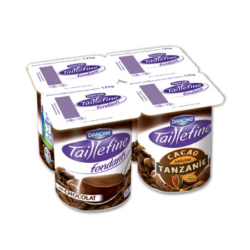 DANETTE Double saveurs - Crème dessert chocolat et coco 4x125g pas cher 