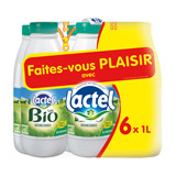 lait bio ecreme lactel 6x1l promo