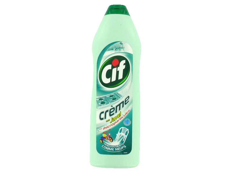 CIF Crème à récurer nettoyant multi surface Citron 750 ml