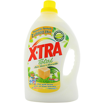 Lessive Liquide – Xtra Total Lessive Blanc & Couleurs – 3L