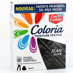 Teinture textile noir coloria, 2 sachets (50g + 300g) - Tous les produits  teintures - Prixing