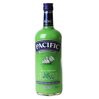 Pacific de Ricard 1L 0% pastis sans alcool Achat En Ligne - Nevejan