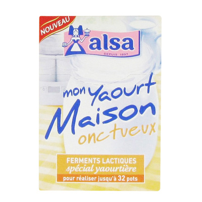 Ferments lactiques pour yaourtière, Alsa (8 g)