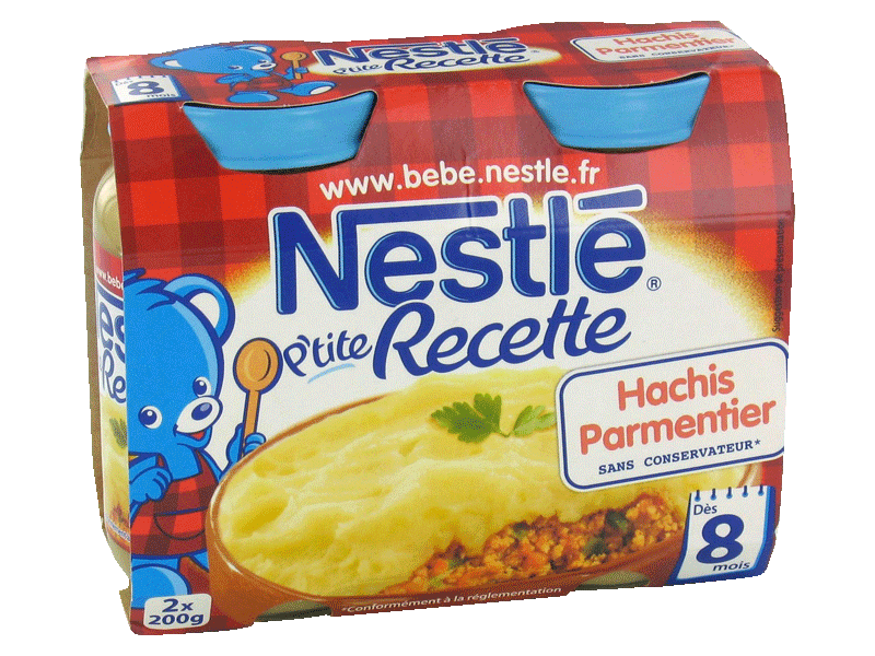 Petits Pots Pour Bebe Hachis Parmentier Ma Recette Nestle Des 8 Mois 2x0g Tous Les Produits Assiettes Petits Pots De Legumes Prixing