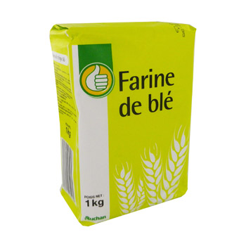 POUCE Farine de blé T55 1kg pas cher 