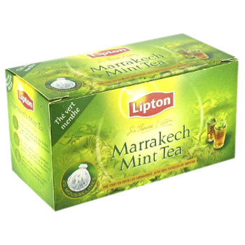 Thé vert menthe intense LIPTON : la boite de 20 sachets - 32 g à Prix  Carrefour