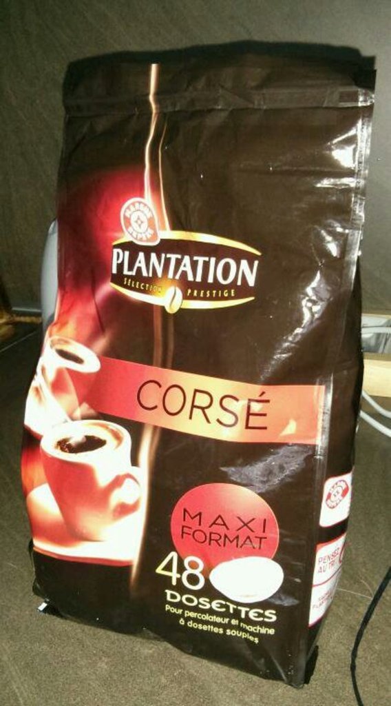 Dosettes café corsé Plantation - 250 g