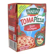 PANZANI Sauce pizza cuisinée tomates et origan Tomapizza brique 390g pas  cher 