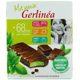 Gerlinéa - Barres saveur Chocolat Noir et Blanc - Encas Équilibré