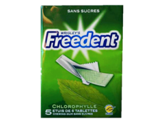 Chewing-gum tablette menthe verte sans sucre, Freedent (5 étuis de 5  tablettes)