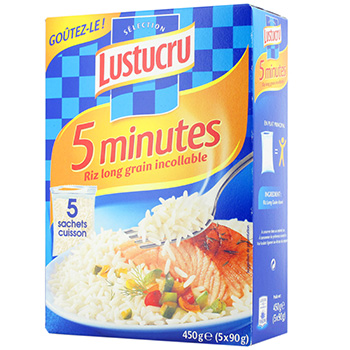 LUSTUCRU Riz basmati sachet cuisson