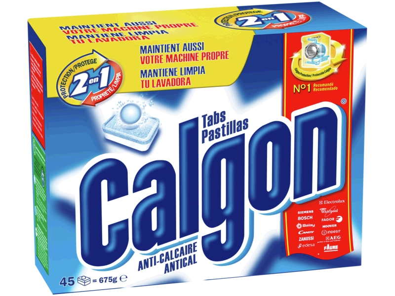 Calgon Tablettes anti calcaire pour lave-linge 