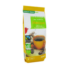 Cafe bio Mexique Cafe moulu pur arabica - Fairtrade Max Havelaar