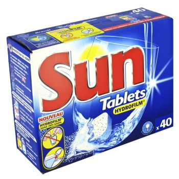 SUN Pastilles Lave Vaisselle Classic 40 Tablettes