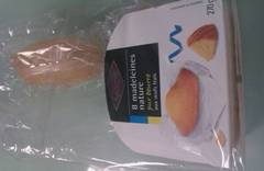 Madeleines natures pur beurre aux oeufs frais