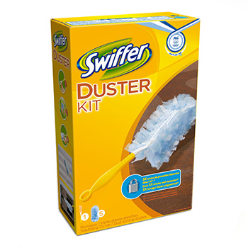 Swiffer duster duster kit: poignée + 5 plumeaux - Tous les produits  microfibres - Prixing