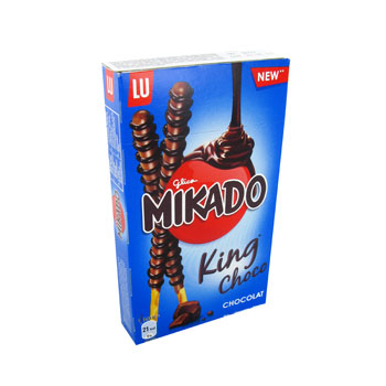 Mikado - king choco au chocolat noir - Tous les produits biscuits & gâteaux  - Prixing