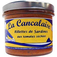 Rillettes de sardines aux tomates sechees LA CANCALAISE, 110g