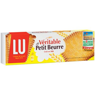 Petit beurre véritable LU 200g - 20 paquets de biscuits LU Petit beurre