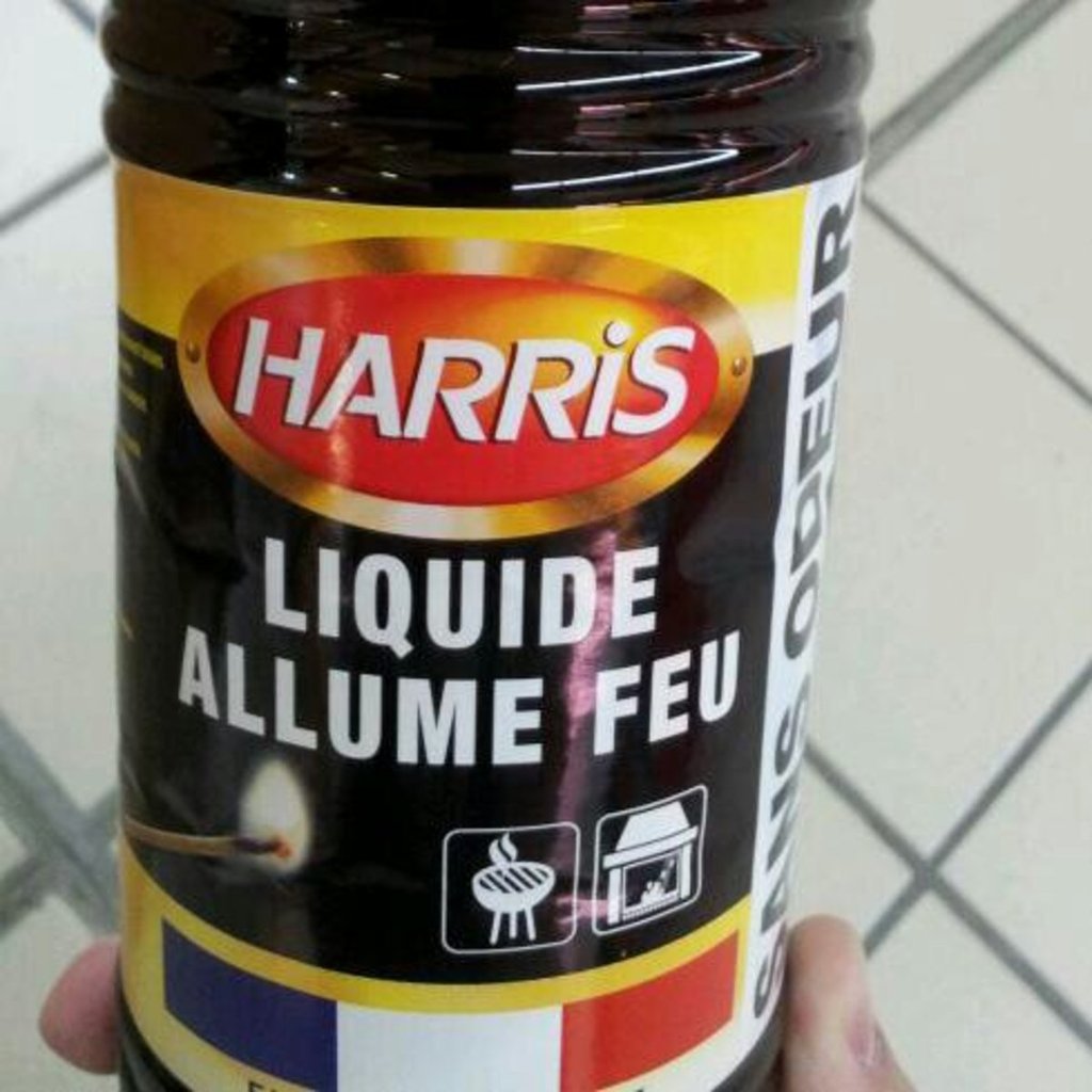 Harris, liquide allume feu sans odeur, le flacon de 750 ml - Tous