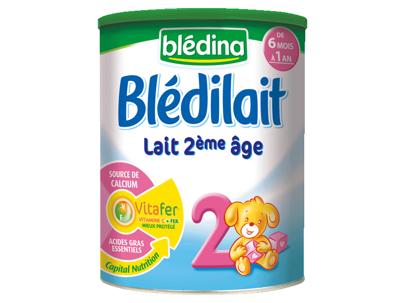 Blédilait 2ème âge - de 6 à 12 mois, Blédina (900 g)